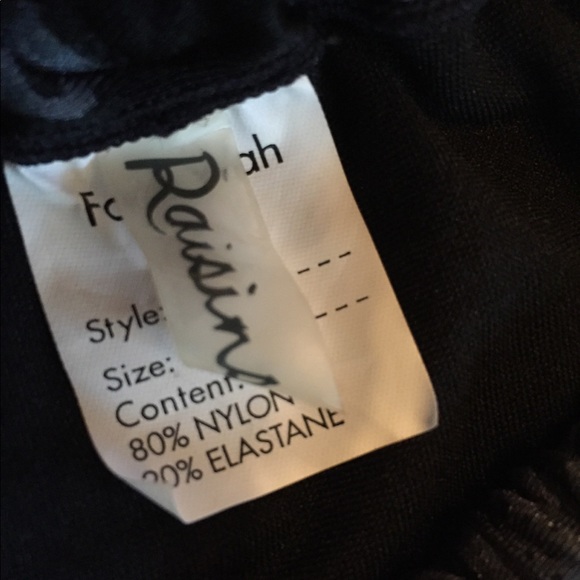 RASINS TWO PIECE  BLACK AND GREY SEXY BIKINI Med - Picture 5 of 7